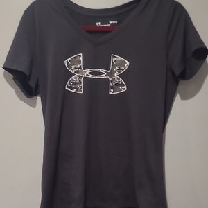 Under Armour Women's Charcoal Short Sleeve Tee